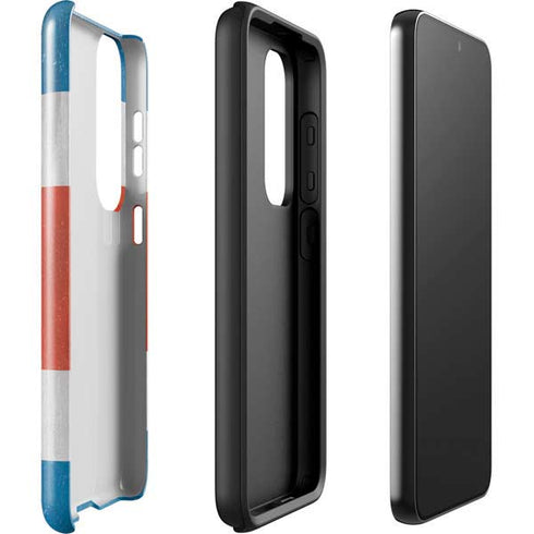 Costa Rican Flag Distressed Galaxy S23 Plus Pro Case